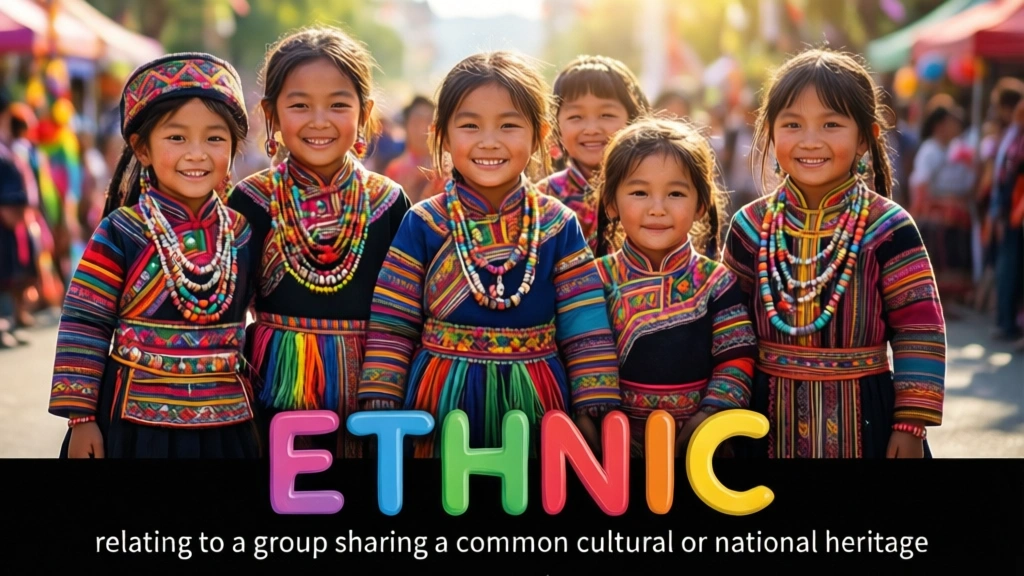 English Illustration for ethnic